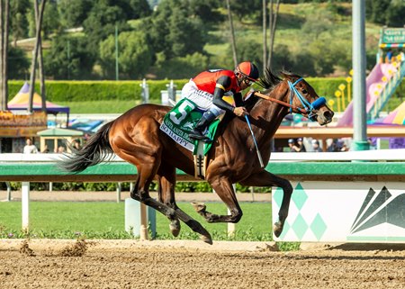 So Happy wins the Santa Anita Derby