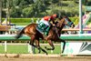 So Happy and jockey Mike Smith win the Grade I, $500,000 Santa Anita Derby, Saturday, April 4, 2026 at Santa Anita Park, Arcadia CA.
© BENOIT PHOTO