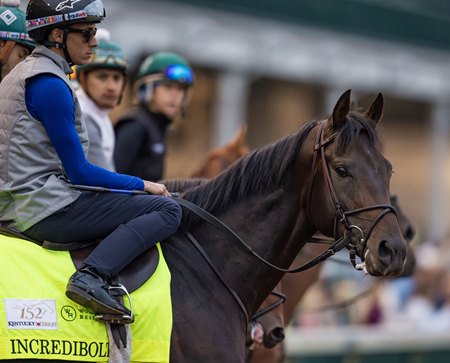 Incredibolt takes on the scene April 26 at Churchill Downs