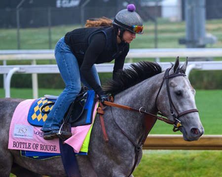 Bottle of Rouge trains April 24 at Churchill Downs