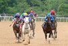White Abarrio wins the 2026 Oaklawn Handicap at Oaklawn Park