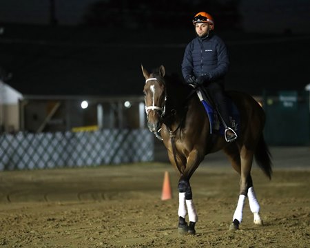 Jonathan Santiago guides Life of Joy to the Churchill Downs track