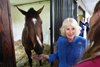 Queen Camilla visited Smitten Farm in Virginia, where her focus turned to the world of horseracing and equine welfare.