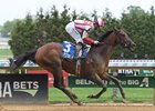 Growth Equity wins the 2026 Peter Pan Stakes at Aqueduct Racetrack