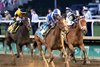 Always a Runner (outside) with Jose Ortiz wins the Longines Kentucky Oaks (G1) at Churchill Downs in Louisville, Ky., on Friday, May 1, 2026.



