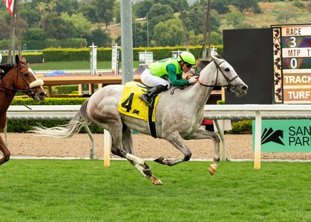 Hey Jessie captures the Santa Barbara Stakes at Santa Anita Park