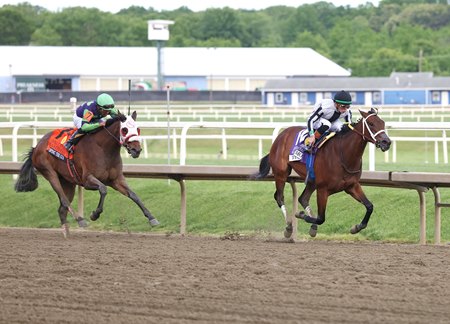 My Miss Mo defeats Jumping the Gun in the George E. Mitchell Black-Eyed Susan Stakes at Laurel Park