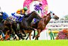 Juryoku Pierrot, ridden by Seina Imamura, wins the Yushun Himba (Japanese Oaks) on Sunday, May 24, 2026 at Tokyo Racecourse. Imamura became the first Japanese female jockey to win a JRA G1 race. is owned by Kensuke Kondo, and trained by Ryo Terashima.