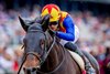 T O Elvis with jockey Ryusei Sakai wins the Churchill Downs at Churchill Downs in Louisville, Ky., on May 2, 2026.