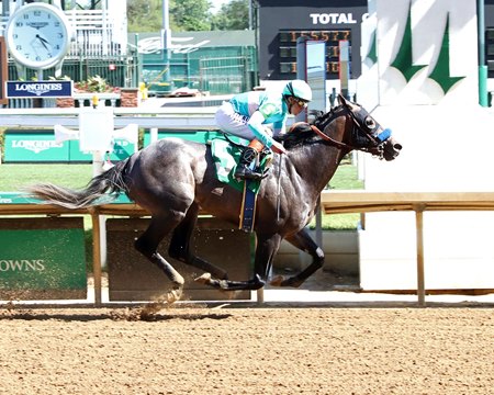 Madaket Road wins an allowance race at Churchill Downs