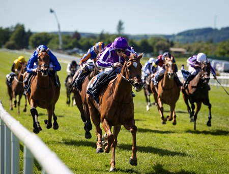 Precise wins the Irish One Thousand Guineas at the Curragh
