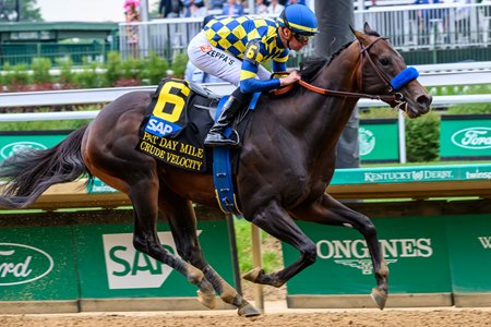 Crude Velocity wins the Pat Day Mile at Churchill Downs