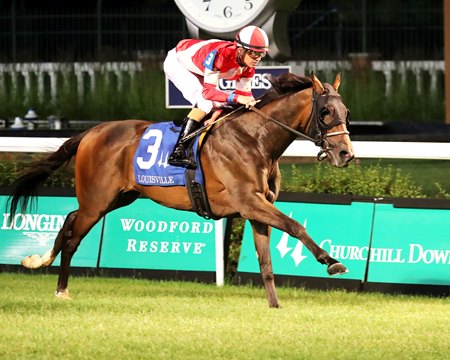 Burnham Square wins the Louisville Stakes at Churchill Downs