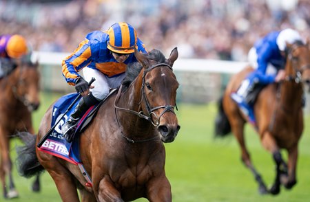 True Love wins the One Thousand Guineas with Wayne Lordan in the irons at Newmarket Racecourse