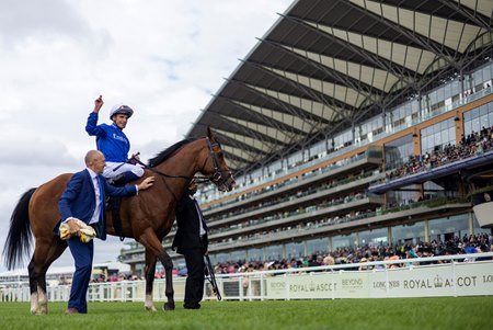 Ombudsman and William Buick after winning the Prince of Wales’s Stakes at Royal Ascot