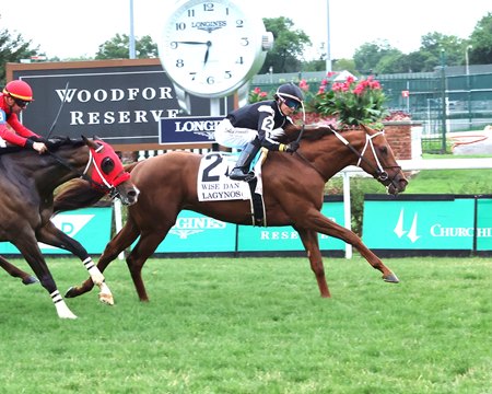 Lagynos prevails in the Wise Dan Stakes at Churchill Downs