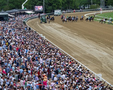 All-Sources Handle on Belmont Stakes Dips; Card Rises