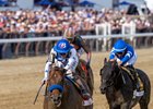 Nysos with Flavien Prat wins the Hill 'N' Dale Metropolitan (G1) at Saratoga in Saratoga Springs, N.Y., on June 6, 2026.
