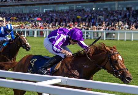 Precise motors to the line in the Coronation Stakes at Ascot Racecourse