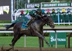 Golden Tempo with Jose Ortiz wins the Belmont S. Presented by NYRA Bets (G1) at Saratoga in Saratoga Springs, N.Y., on June 6, 2026.