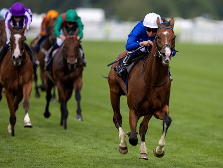 Ombudsman and William Buick win the Prince Of Wales’s Stakes at Ascot Racecourse