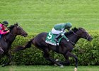 Deterministic with Kendrick Carmouche wins the Resorts World Casino Manhattan (G1) at Saratoga in Saratoga Springs, N.Y., on June 6, 2026.