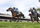Reef Runner wins the 2026 Jaipur Stakes at Saratoga Race Course