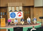 The pre-race vet exam panel during the June 29 session of the 2026 Welfare and Safety of the Racehorse Summit