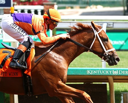 Further Ado prevails in the Matt Winn Stakes at Churchill Downs