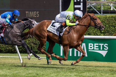 Fitz Right wins the Wonder Again Stakes at Saratoga Race Course