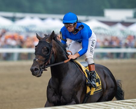 Knightsbridge wins the Monmouth Cup Stakes at Monmouth Park