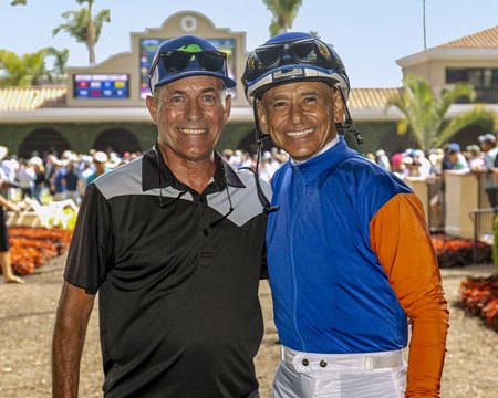 Gary Stevens (left) and Mike Smith