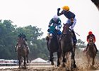 Baby Vino ridden by Jorge Vargas, Jr. won the $1,000,000 Grade I Haskell Stakes at Monmouth Park Racetrack in Oceanport, NJ on Saturday July 18, 2026. Photo By Ryan Denver/EQUI-PHOTO