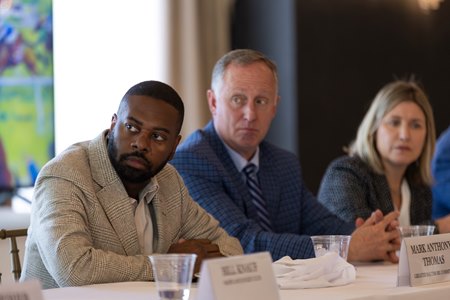 Mark Anthony Thomas (left) 
