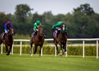 Green Dreamer and Dylan Browne McMonagle wins the 1m maiden.
Leopardstown.
Photo: Patrick McCann/Racing Post
23.07.2026