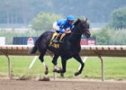 Knightsbridge ridden by Flavien Prat won the $350,000 Grade III Monmouth Cup at Monmouth Park Racetrack in Oceanport, NJ on Saturday July 18, 2026. Photo By Julia Sebastianelli/EQUI-PHOTO