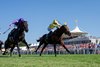 Bow Echo (Billy Loughnane) beats Gstaad (Ryan Moore) in the Sussex Stakes
Goodwood 29.7.26 Pic: Edward Whitaker