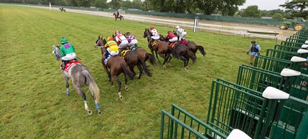 Racing at Monmouth Park