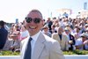 George Boughey in the winners enclosure waiting for Bow Echo (Billy Loughnane) after  the Sussex Stakes
Goodwood 29.7.26 Pic: Edward Whitaker
