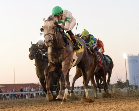 Racing at Prairie Meadows