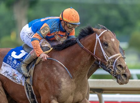 Renegade wins the Jim Dandy Stakes at Saratoga Race Course