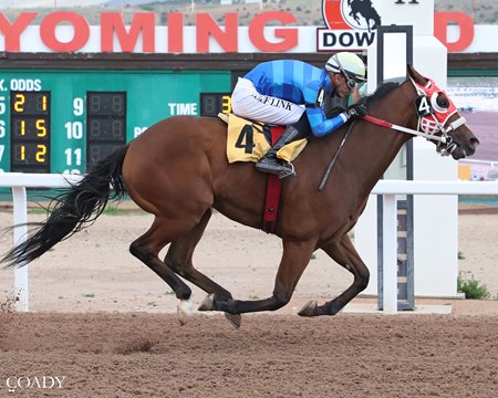 Racing at Wyoming Downs