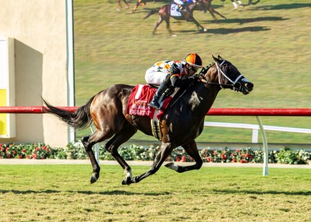 Proletariat wins the Del Mar Derby at Del Mar