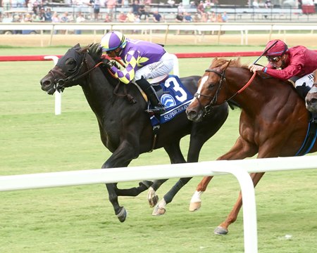 Supercharger rallies to win the Secretariat Stakes at Colonial Downs