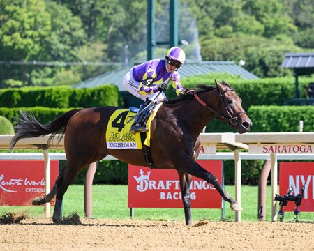 Englishman wins the H. Allen Jerkens Memorial Stakes at Saratoga Race Course