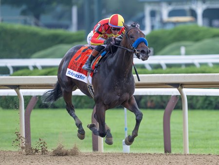 Explora wins the Test Stakes at Saratoga Race Course