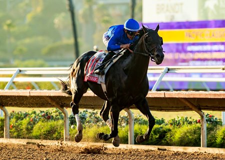 Knightsbridge wins by daylight in the Pacific Classic Stakes at Del Mar