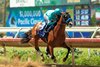 Hughes and jockey Juan Hernandez win the Grade III, $150,000 Best Pal Stakes, Saturday, August 8, 2026 at Del Mar Thoroughbred Club, Del Mar CA.
© BENOIT PHOTO