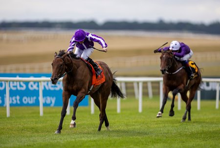 Sun Goddess wins the Phoenix Stakes at the Curragh