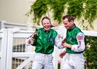 Saffie Osborne and Ryan Moore at 2026 Shergar Cup